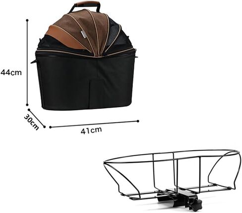 Bicycle Pet Bag | 360° All - Round View & Breathable | Sturdy Metal Frame Bike Pet Carrier in Saudi Arabia