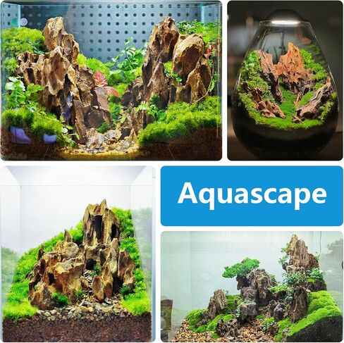 5LB Aquarium Rocks Dragon Stone for Aquariums Landscaping Model Fish Tanks Terrariums Vivariums Model Decoration-2 to 4 Inches in Saudi Arabia