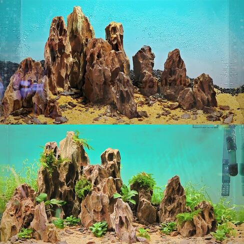 5LB Aquarium Rocks Dragon Stone for Aquariums Landscaping Model Fish Tanks Terrariums Vivariums Model Decoration-2 to 4 Inches in Saudi Arabia