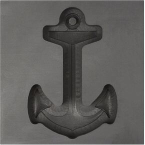 Large - Anchor 3D Graphite Ingot Mold for Precious Metal Casting Gold Silver Copper Melting in Kuwait