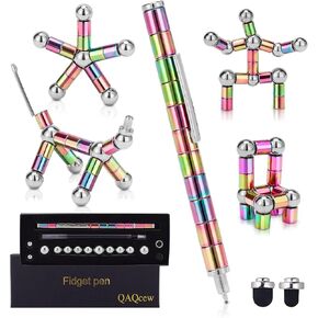 Fidget Pen, Decompression Magnetic Fidget Toy Pen, Magnet Pen Fidget Toy Relieve Pressure Novel Toy Gift for Kids or Friends! （Blue） in Kuwait