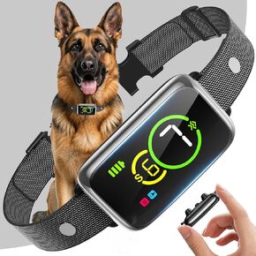 طوق لحاء الكلب الذكي ، طوق لحاء التوقف التلقائي للكلاب الكبيرة ، المتوسطة ، الصغيرة ، طوق نباح آمن وإنساني مع صوت صافرة ، اهتزاز وحساسية قابلة للتعديل ، جهاز مضاد للبطنة IP67 IP67 in Kuwait