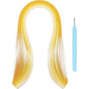 MECCANIXITY Paper Quilling Kit, 15.4 Inch 3mm Paper Quilling Strips with Blue Pen for Beginners DIY Hand Crafts Teaching Tools Flower Decoration(Brown, Pack of 100) in Saudi Arabia