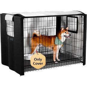 غطاء قفص الكلاب ، غطاء بيت كسنيل PET 420D الثقيلة ، جميع الجوانب مفتوحة مع صناديق الأليف 48 بوصة 48L × 30W × 33H بوصة in Kuwait