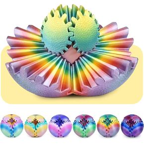 ألعاب الترس في لعبة التغلب للأطفال البالغين ثلاثي الأبعاد المطبوعة الإجهاد تخفيف التروس لمكتب Office Desk Christmas Stoing Stakings Easter Faullers Higders (Sunset Radiant ، 2.5 inch) in Kuwait