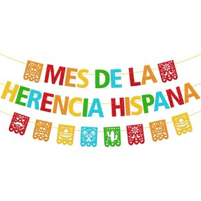 Mes De La Herencia Hispana Banner Hispanic Heritage Month Decorations Happy National Hispanic Heritage Month Party Supplies Latin American Theme Celebration in Kuwait