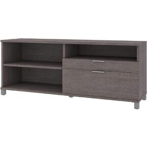 Bestar Pro-Linea Credenza مع درجتين ، 72W ، اللحاء الرمادي in Kuwait