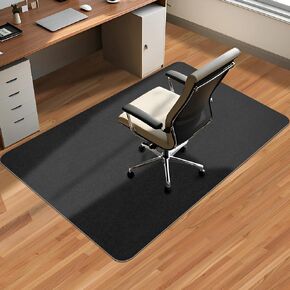 حصيرة كرسي المكتب لـ Hardwood Floor & Tile Desk Mat للكراسي المتداولة ، تحمي سجادة منطقة مكتب Hardfloor لمحطات العمل ، حصيرة كرسي متينة لاستخدام المنزل والمكتب (Dark Gray ، 36 × 48 بوصة) in Kuwait