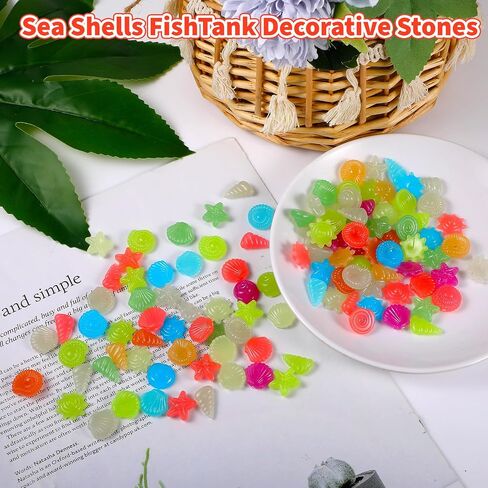 100 pcs توهج في الصخور المظلمة ، ملون مختلط الحوض الحجارة الحجارة الصخور مضيئة الحصى الحجارة في الهواء الطلق الحجارة الحصى in Kuwait