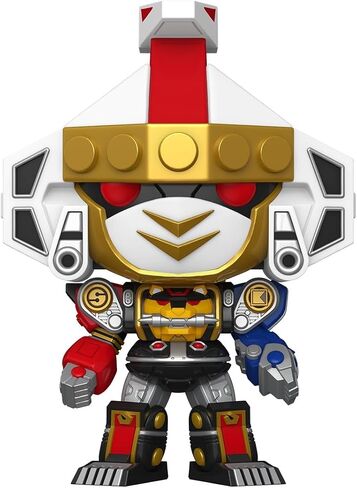 Funko Pop! Super: Mighty Morphin Power Rangers: The Movie - Ninja Megazord - Metallic - Power Rangers Movie - Collectable Vinyl Figure - Gift Idea - Official Merchandise - Toys for Kids & Adults in Saudi Arabia