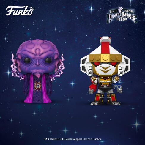 Funko Pop! Super: Mighty Morphin Power Rangers: The Movie - Ninja Megazord - Metallic - Power Rangers Movie - Collectable Vinyl Figure - Gift Idea - Official Merchandise - Toys for Kids & Adults in Saudi Arabia
