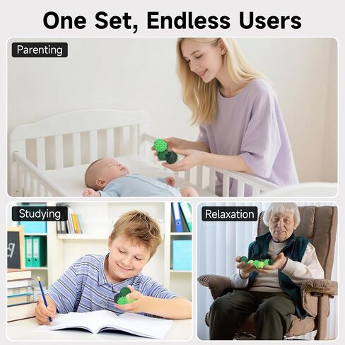 كرات مغناطيسية للسيليكون ، 8 أجهزة كمبيوتر مثالية لارتياح الكرة متعددة الألوان لتوحد ADHD القلق ، ألعاب تململ للأطفال البالغين ، لعبة مكتب المكاتب الهادئة مع الملمس ، كرات التدليك للأيدي ، والهدايا للشباب in Kuwait