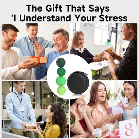 كرات مغناطيسية للسيليكون ، 8 أجهزة كمبيوتر مثالية لارتياح الكرة متعددة الألوان لتوحد ADHD القلق ، ألعاب تململ للأطفال البالغين ، لعبة مكتب المكاتب الهادئة مع الملمس ، كرات التدليك للأيدي ، والهدايا للشباب in Kuwait