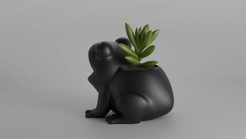 Charming Frog Planter and Desk Organizer – Cute Amphibian Shaped Pot Ideal for Succulents, Pens, or Small Office Supplies in Saudi Arabia