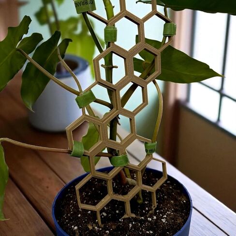 Modular Plant Trellis Starter Pack | Customizable Indoor Plant Support | Modern Houseplant Accessory | Strong Hold (Navy Blue) in Saudi Arabia