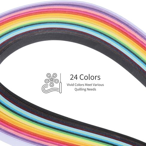 مجموعة Quilling Meccanixity ، شرائط Quilling Paper 21.3 بوصة 3 مم مع قلم أزرق للمبتدئين يدويون يدويون أدوات تدريس الزهرة (Pink ، Pack of 120) in Saudi Arabia