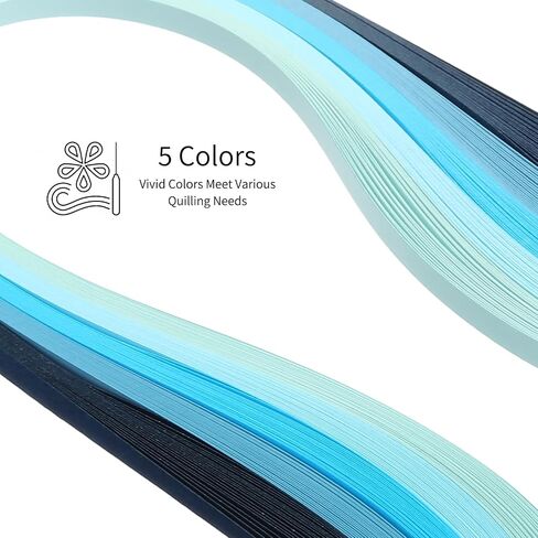 مجموعة Quilling Paper Meccanixity ، 15.4 بوصة 3 مم شرائط Quilling مع قلم أزرق للمبتدئين DIY يدوي أدوات تدريس الأدوات الزهرة (رمادي ، حزمة 100) in Saudi Arabia