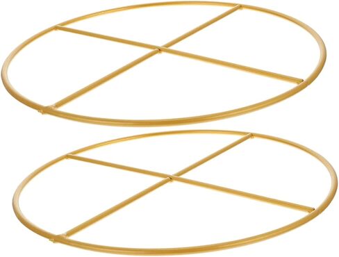 2pcs الحديد الذهب الحديد Dreamcatcher حلقات DIY معلقة الأطواق المعدنية للاسترخ in Kuwait