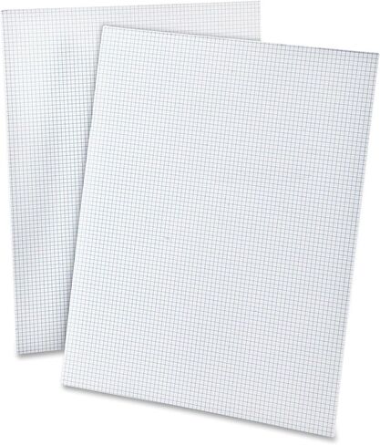 Ampad 22005 Quadrille Pads, 8 Squares/Inch, 8 1/2 x 11, White, 50 Sheets in Saudi Arabia