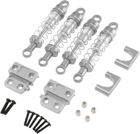 صدمات مملوءة بالزيت 60 مم جميع طراز Mn Mn Men Mn82 82S 82Pro LC79 عن بُعد ترقية السيارة والتعديل (Silver) in Kuwait