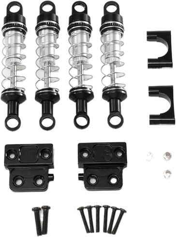 صدمات مملوءة بالزيت 60 مم جميع طراز Mn Mn Men Mn82 82S 82Pro LC79 عن بُعد ترقية السيارة والتعديل (Silver) in Kuwait
