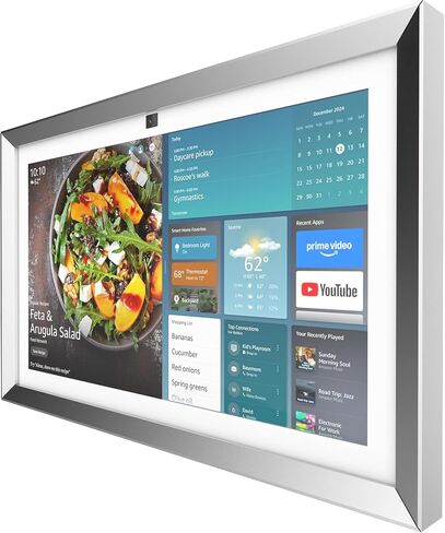 Aluminum Alloy Decorative Frame for Echo Show 15 (golen) in Saudi Arabia