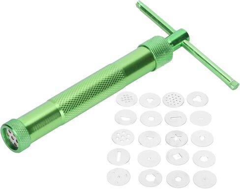 Pilipane Stainless Steel Clay Extruders, Paste Extruder, Sugar Paste Extruder Squeezer Kit for Pottery for Long-Lasting, Artistic, and Personally Constructed Craft Tool Set with 20 in Saudi Arabia