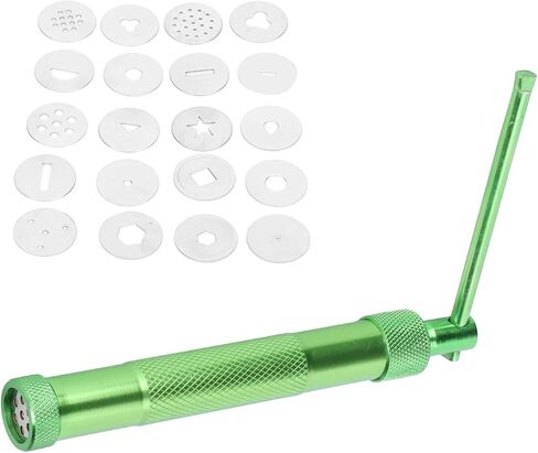 Pilipane Stainless Steel Clay Extruders, Paste Extruder, Sugar Paste Extruder Squeezer Kit for Pottery for Long-Lasting, Artistic, and Personally Constructed Craft Tool Set with 20 in Saudi Arabia