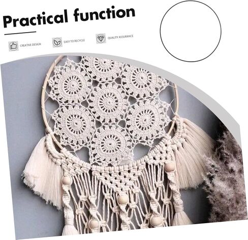 ULTECHNOVO 6pcs Metal Wreath Hoop Rings for Crafting Diameter Iron Circle Frame for DIY Floral Decor Wreath Making Supplies for Dream Catchers and Home Decor in Kuwait