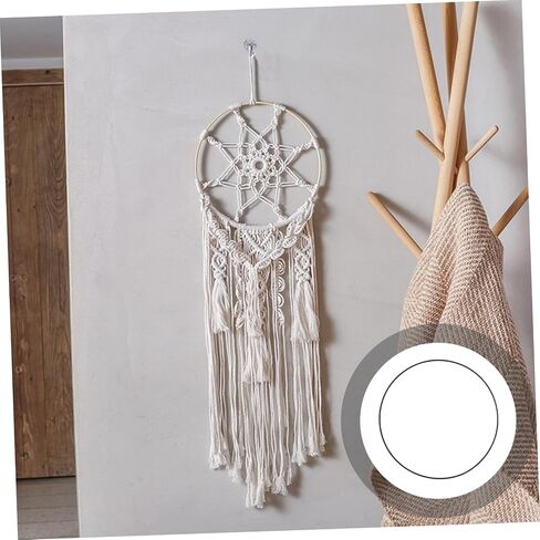 Mobestech 6pcs Circle Hoop Metal Metal Floral Ring For Dream Catcher DIY in Saudi Arabia