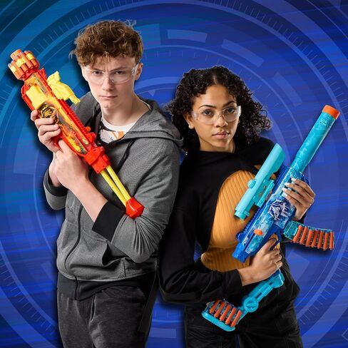 Nerf Loadout FlareFusion Blaster, 3 Interchangeable Attachment Accessories, 18 Nerf N1 Darts, Kids Toys & Gifts, Ages 8+ (Amazon Exclusive) in Saudi Arabia
