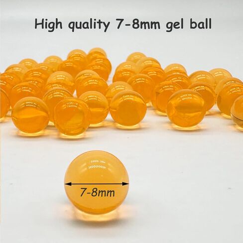 كرات الهلام Blaster Ammo splat r ball recling 7-8 mm ، 2 packs ، 40،000 age orby blasters rowns gel splatter blaster blaster ، fer the ١٤. in Kuwait