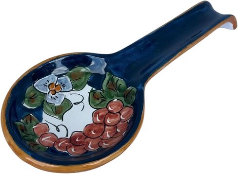 Ceramic Spoon Rest - Italian Large Spoon Rest, Made on the AmalfiCoast, Lemon Spoon Rest, Ceramic Houseware, Made in Italy Pottery, Dishwasher and Microwave Safe in Saudi Arabia
