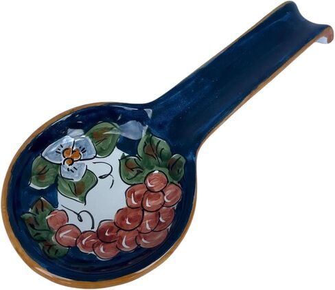 Ceramic Spoon Rest - Italian Large Spoon Rest, Made on the AmalfiCoast, Lemon Spoon Rest, Ceramic Houseware, Made in Italy Pottery, Dishwasher and Microwave Safe in Saudi Arabia