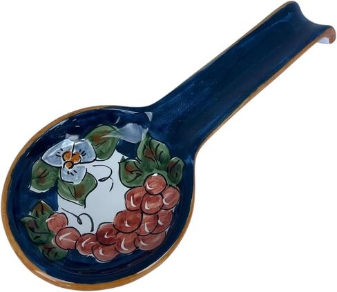 Ceramic Spoon Rest - Italian Large Spoon Rest, Made on the AmalfiCoast, Lemon Spoon Rest, Ceramic Houseware, Made in Italy Pottery, Dishwasher and Microwave Safe in Saudi Arabia