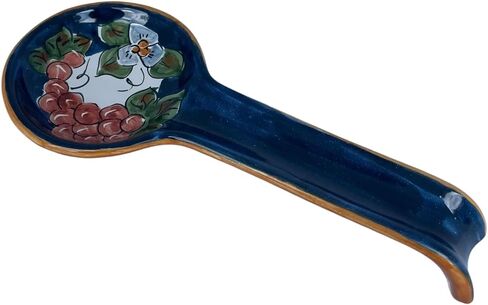 Ceramic Spoon Rest - Italian Large Spoon Rest, Made on the AmalfiCoast, Lemon Spoon Rest, Ceramic Houseware, Made in Italy Pottery, Dishwasher and Microwave Safe in Saudi Arabia
