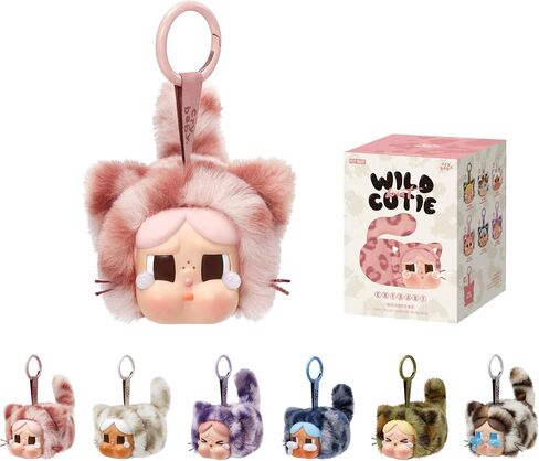 Pop Mart Crybaby Wild لكن Cutie Series - صندوق أعمى قلادة فينيل ، وأشكال التصميم العشوائية ، ديكورات ألعاب قابلة للتحصيل ، وهدايا عيد ميلاد العطلات للفتيات والفتيان ، صندوق واحد in Kuwait