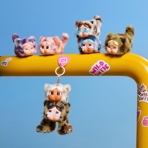 Pop Mart Crybaby Wild لكن Cutie Series - صندوق أعمى قلادة فينيل ، وأشكال التصميم العشوائية ، ديكورات ألعاب قابلة للتحصيل ، وهدايا عيد ميلاد العطلات للفتيات والفتيان ، صندوق واحد in Kuwait