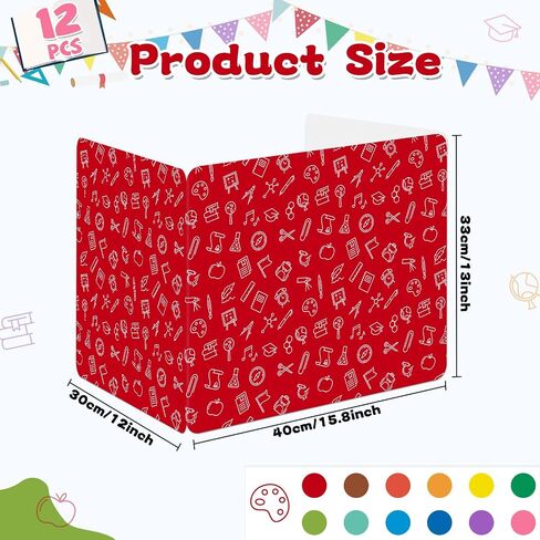 GISGFIM 12 Pack Privacy Shields للطالب في 12 ألوان الباستيل مقاطعات المكتب مجلدات خصوصية متينة اختبار مقسمات درع لوحات الدراسات التقسيم لمدرس الفصول الدراسية العودة إلى اللوازم المدرسية in Kuwait