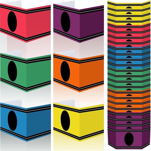 24 PCS لوحات خصوصية للطلاب تلوين موضوع Solid Classroom Divide Dipider Trifold Cardboard Table Bolders Privers for Teacher Student Study Test in Kuwait