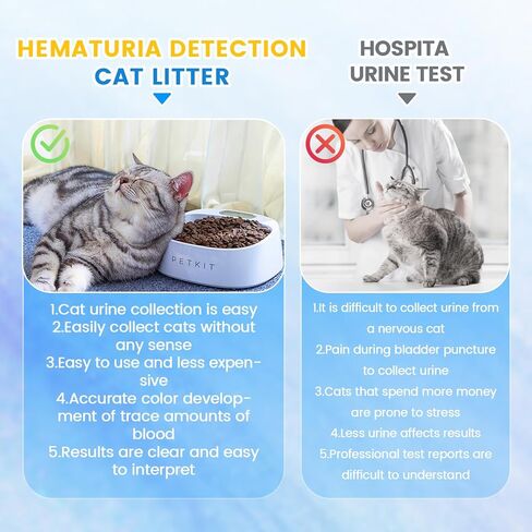 Neword Crystals Cat Sterter Health Monitor Resident Cater Cat Sterter - Deptection Deptection - يساعد في اكتشاف المخالفات في البول القط - القمامة الكريستالية غير المنقوشة مع هلام السيليكا 8 رطل. شنطة in Kuwait