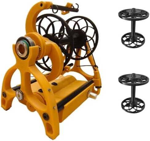 Electric Fiber Spinning Wheel - Black Wool Knitting Wheel with 3 Spools for Easy Yarn Crafting, Hand-Spinning & DIY Projects - Perfect for Beginners and Experts in Saudi Arabia
