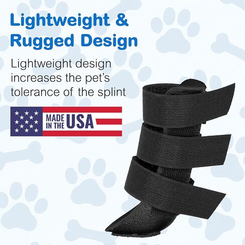 Standard Front Leg Brace for Cats with Injuries, Arthritis, or Licking Prevention, Durable & Lightweight Post-Surgery Protection for Pets - XXS in Kuwait