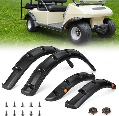 Golf Cart Fender Flares for Yamaha Drive G29 4 Piece Standard Fender Flares (2) Front & (2) Rear with Metal Hardware-NOT For Modified Vehicles & G22 in Kuwait