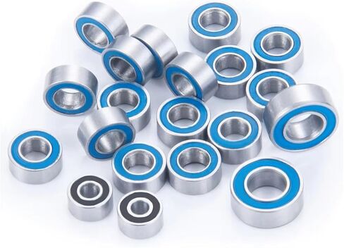 متوافق مع محوري لـ SCX24 90081 لـ Deadbolt C10 لـ JLU للمصارع لـ Bronco 1/24 RC Parts 20PCS BALLE BEARING KIT RC Accessories in Saudi Arabia
