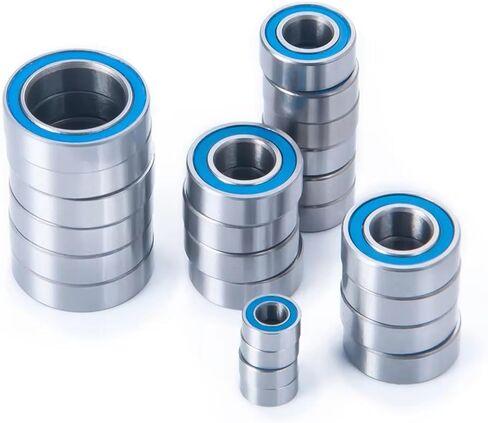 Compatible with Baja for Rey for Rock for Rey 1/10 RC Crawler Car Replacement Parts 24Pcs Rubber Sealed Bearing Set RC Car Accessories in Saudi Arabia