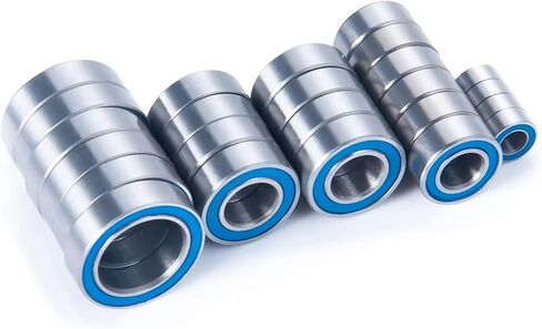 Compatible with Baja for Rey for Rock for Rey 1/10 RC Crawler Car Replacement Parts 24Pcs Rubber Sealed Bearing Set RC Car Accessories in Saudi Arabia