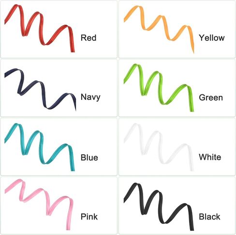 Piping Cord Trim, 5 Yards Polyester 1/2 Inch Satin Piping Bias Tape with Welting Cord for Sewing/Upholstery Trim/Slipcovers/DIY Decor, Lip Tape [White] in Saudi Arabia