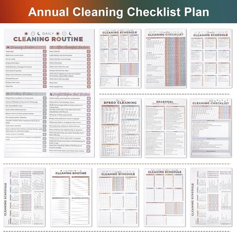 Adhd Cleaning Planner for Adults and Teens Adhd Cleaning and Organizing Planner Cleaning Schedule and Checklist Notebook List Daily Weekly Monthly for Home Chore Chart Adhd Daily Planner in Kuwait
