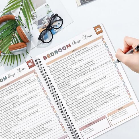 Adhd Cleaning Planner for Adults and Teens Adhd Cleaning and Organizing Planner Cleaning Schedule and Checklist Notebook List Daily Weekly Monthly for Home Chore Chart Adhd Daily Planner in Kuwait